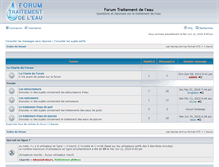 Tablet Screenshot of forum-traitement-deau.com